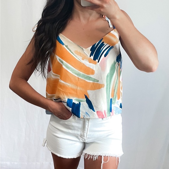 🛍️ NEW Boutique Multicolored Top - Picture 1 of 4
